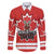 Custom Canada Ringuette Family Matching Off Shoulder Short Dress and Hawaiian Shirt Team Canada Dominates The Game