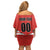 Custom Canada Ringuette Family Matching Off Shoulder Short Dress and Hawaiian Shirt Team Canada Dominates The Game