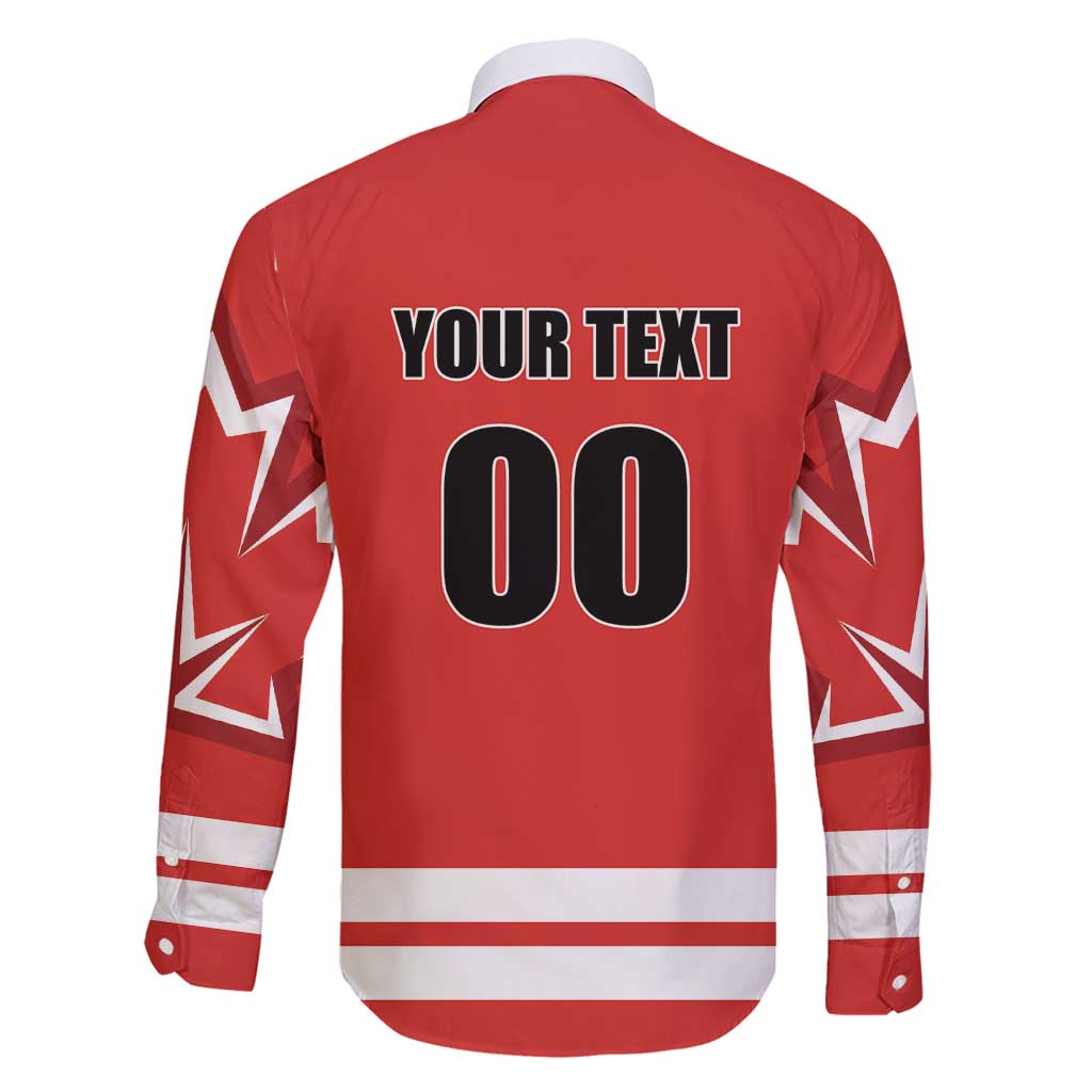 Custom Canada Ringuette Family Matching Puletasi and Hawaiian Shirt Team Canada Dominates The Game