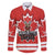 Custom Canada Ringuette Family Matching Short Sleeve Bodycon Dress and Hawaiian Shirt Team Canada Dominates The Game