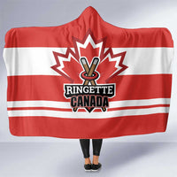 Canada Ringuette Hooded Blanket Team Canada Dominates The Game