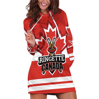 Custom Canada Ringuette Hoodie Dress Team Canada Dominates The Game