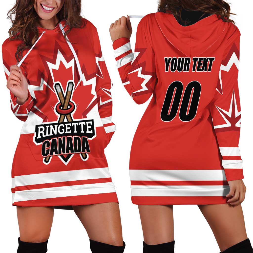 Custom Canada Ringuette Hoodie Dress Team Canada Dominates The Game