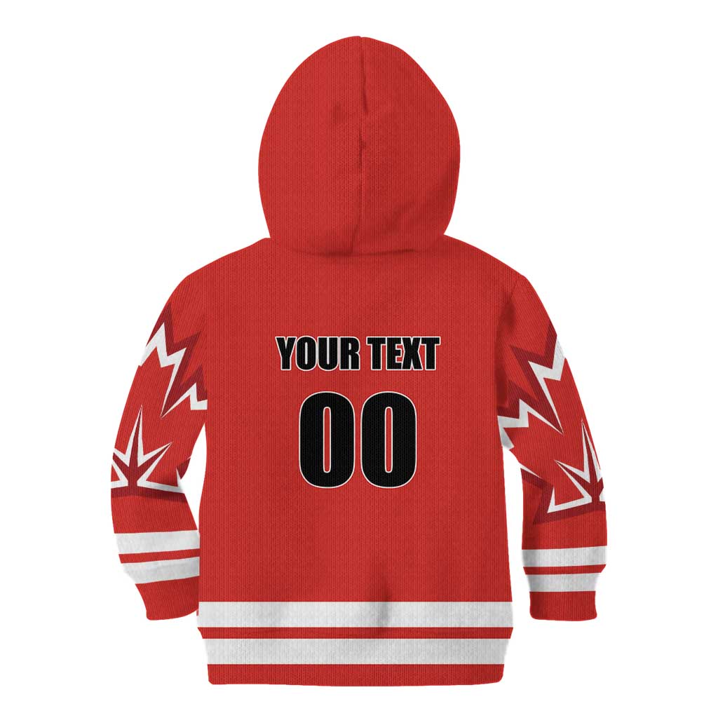 Custom Canada Ringuette Kid Hoodie Team Canada Dominates The Game