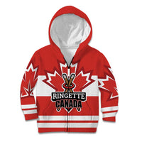 Custom Canada Ringuette Kid Hoodie Team Canada Dominates The Game