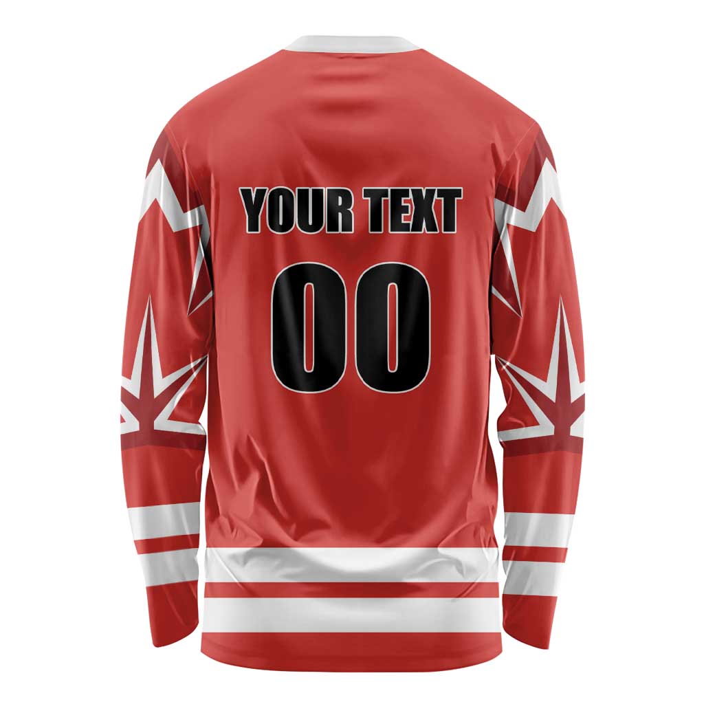 Custom Canada Ringuette Long Sleeve Shirt Team Canada Dominates The Game