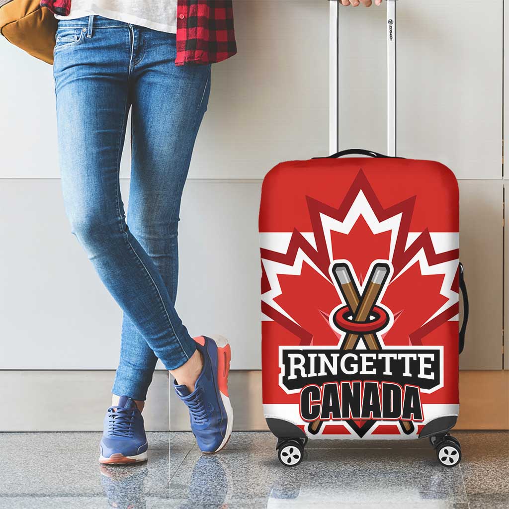 Canada Ringuette Luggage Cover Team Canada Dominates The Game