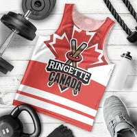 Custom Canada Ringuette Men Tank Top Team Canada Dominates The Game