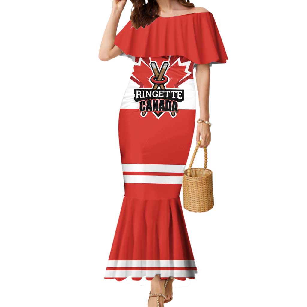 Custom Canada Ringuette Mermaid Dress Team Canada Dominates The Game
