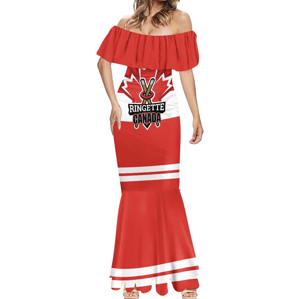 Custom Canada Ringuette Mermaid Dress Team Canada Dominates The Game