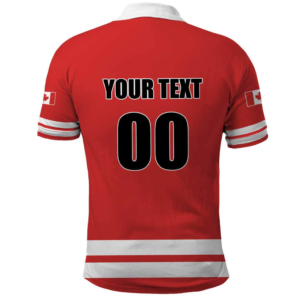 Custom Canada Ringuette Polo Shirt Team Canada Dominates The Game