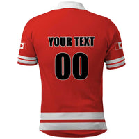 Custom Canada Ringuette Polo Shirt Team Canada Dominates The Game