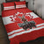 Canada Ringuette Quilt Bed Set Team Canada Dominates The Game
