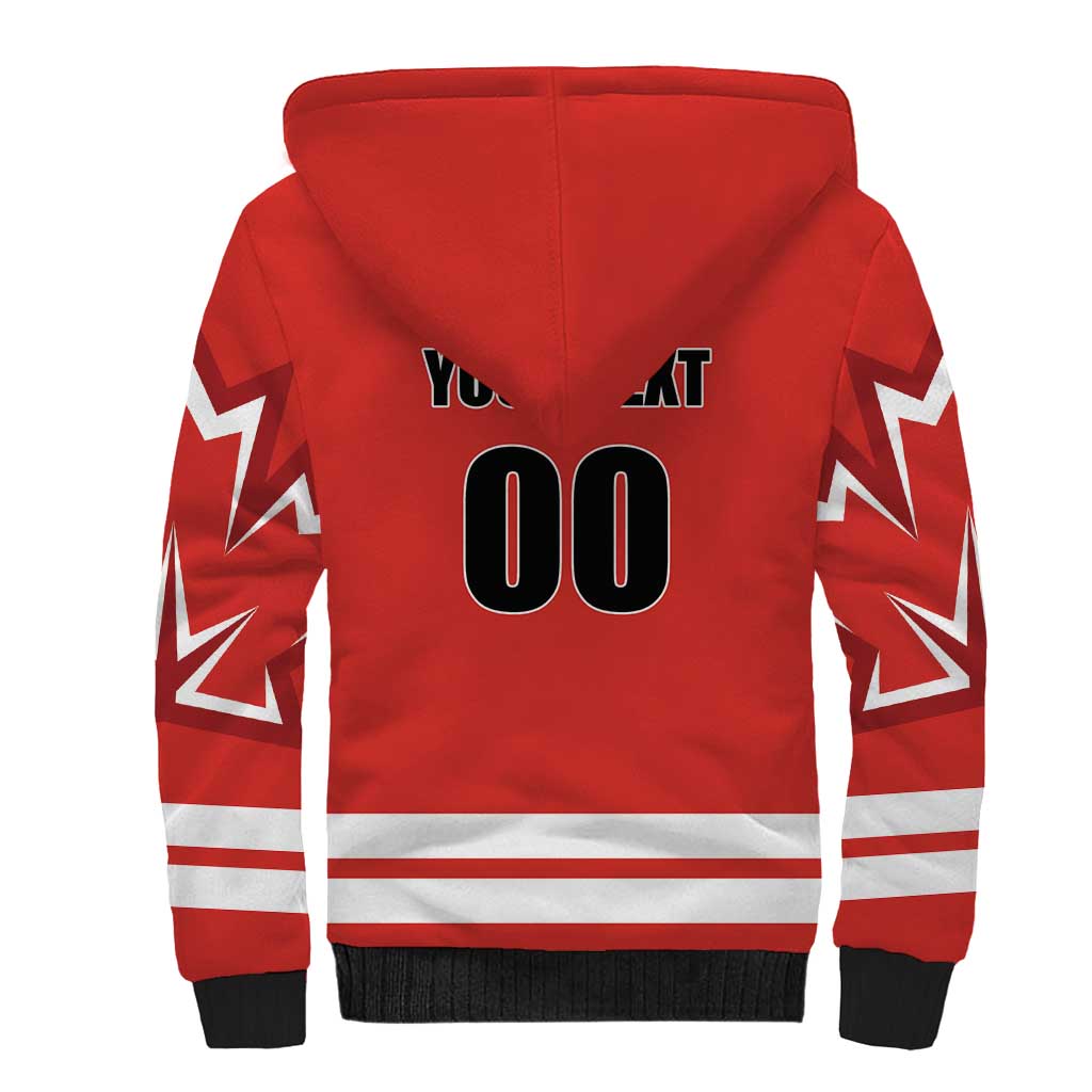 Custom Canada Ringuette Sherpa Hoodie Team Canada Dominates The Game