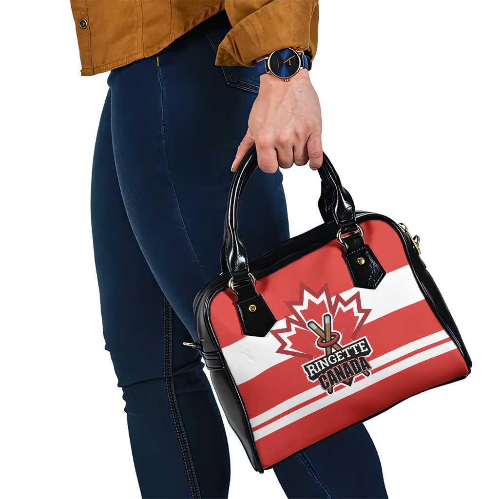 Canada Ringuette Shoulder Handbag Team Canada Dominates The Game
