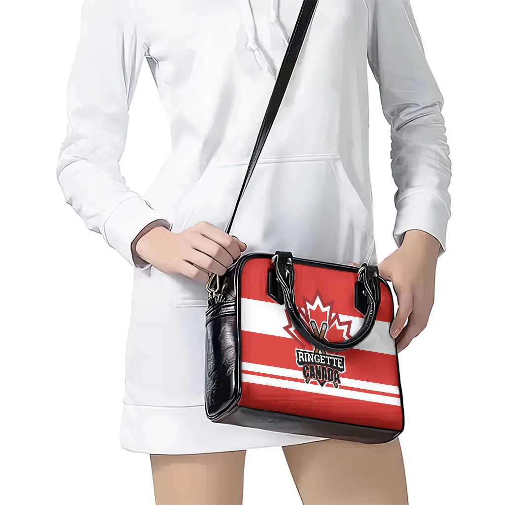 Canada Ringuette Shoulder Handbag Team Canada Dominates The Game