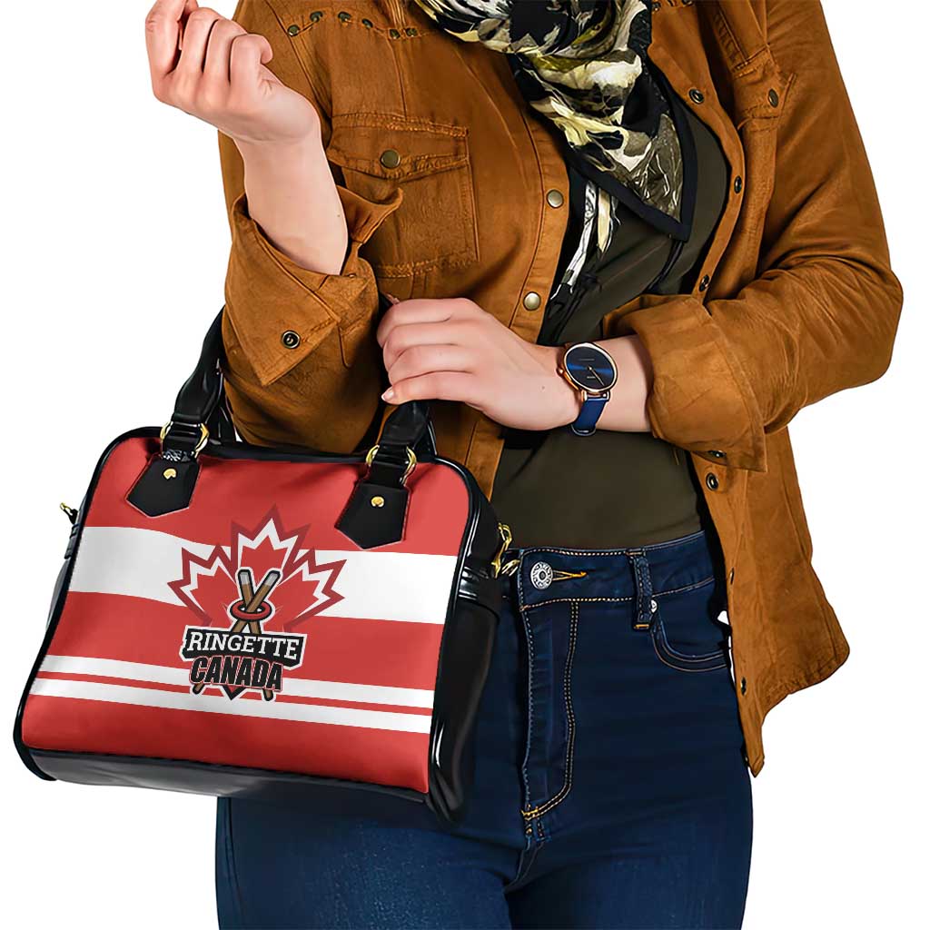 Canada Ringuette Shoulder Handbag Team Canada Dominates The Game