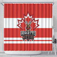Canada Ringuette Shower Curtain Team Canada Dominates The Game