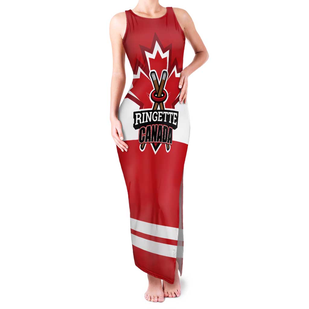 Custom Canada Ringuette Tank Maxi Dress Team Canada Dominates The Game