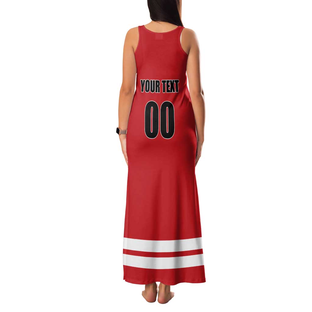 Custom Canada Ringuette Tank Maxi Dress Team Canada Dominates The Game
