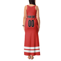 Custom Canada Ringuette Tank Maxi Dress Team Canada Dominates The Game