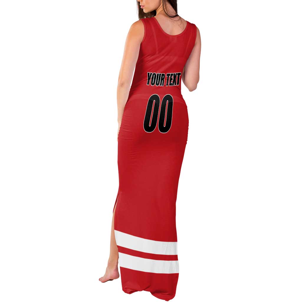 Custom Canada Ringuette Tank Maxi Dress Team Canada Dominates The Game