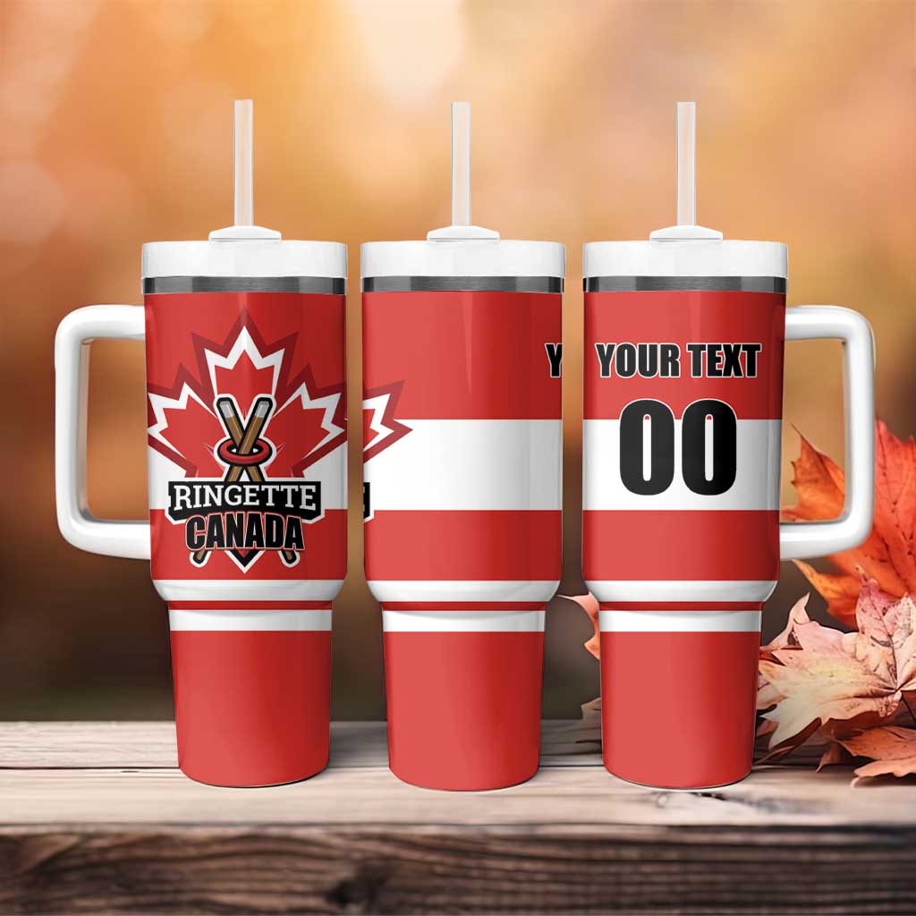 Custom Canada Ringuette Tumbler With Handle Team Canada Dominates The Game