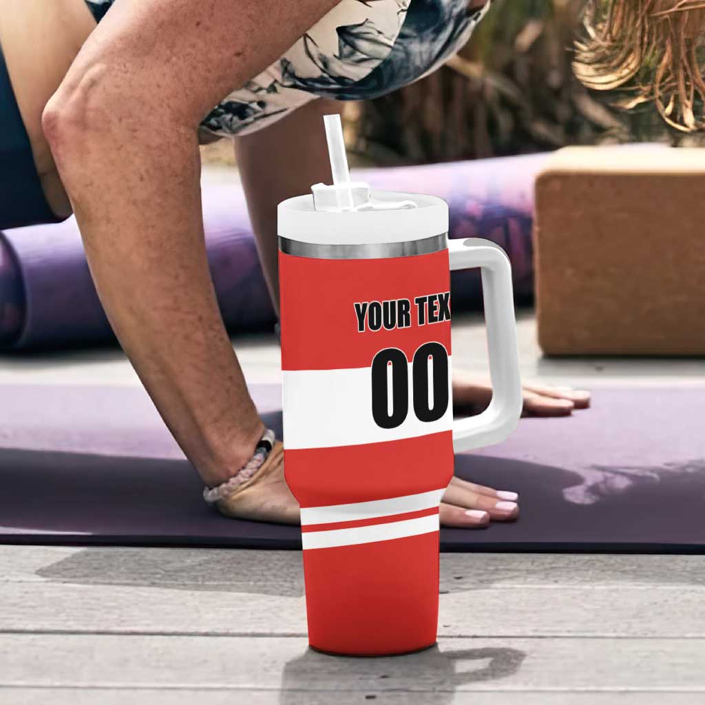 Custom Canada Ringuette Tumbler With Handle Team Canada Dominates The Game