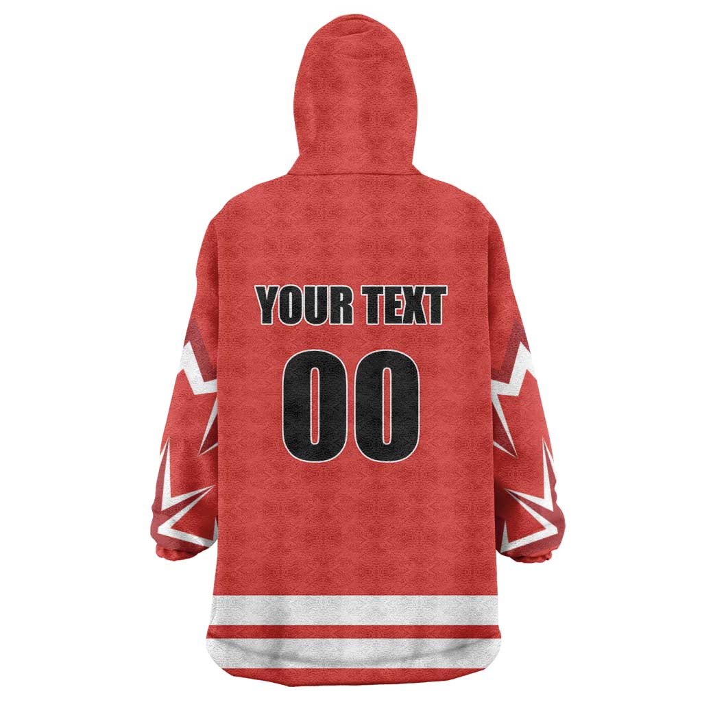 Custom Canada Ringuette Wearable Blanket Hoodie Team Canada Dominates The Game