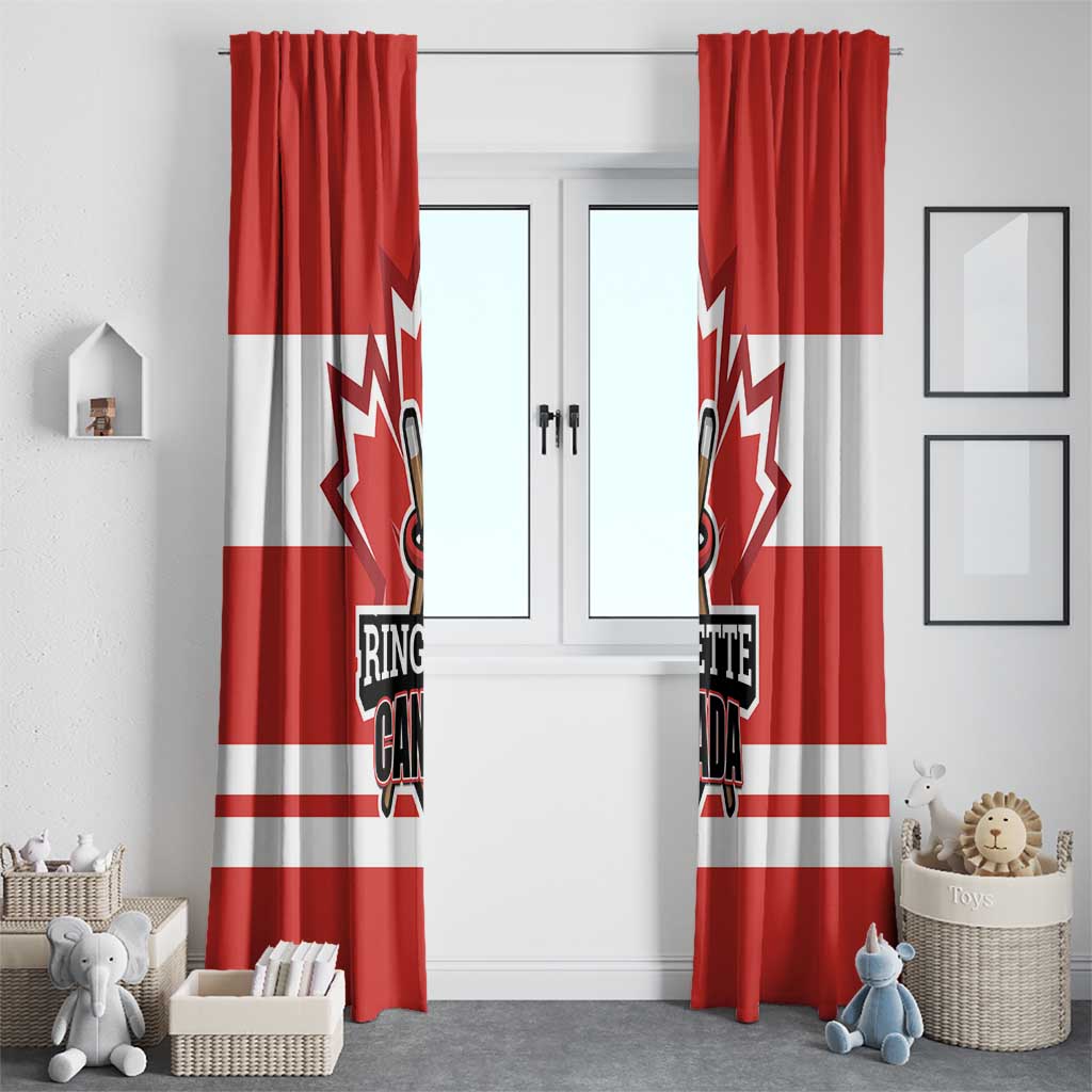 Canada Ringuette Window Curtain Team Canada Dominates The Game