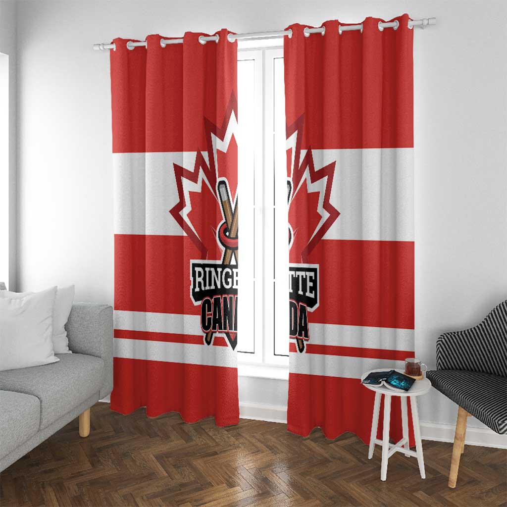 Canada Ringuette Window Curtain Team Canada Dominates The Game