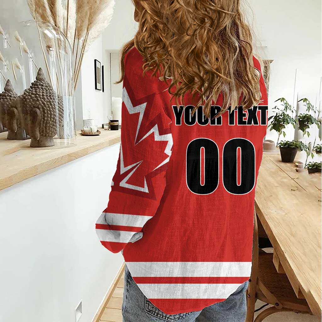 Custom Canada Ringuette Women Casual Shirt Team Canada Dominates The Game