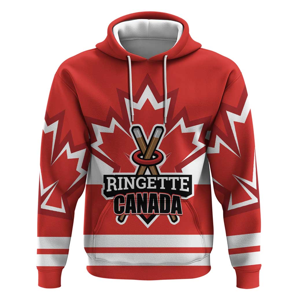 Custom Canada Ringuette Zip Hoodie Team Canada Dominates The Game