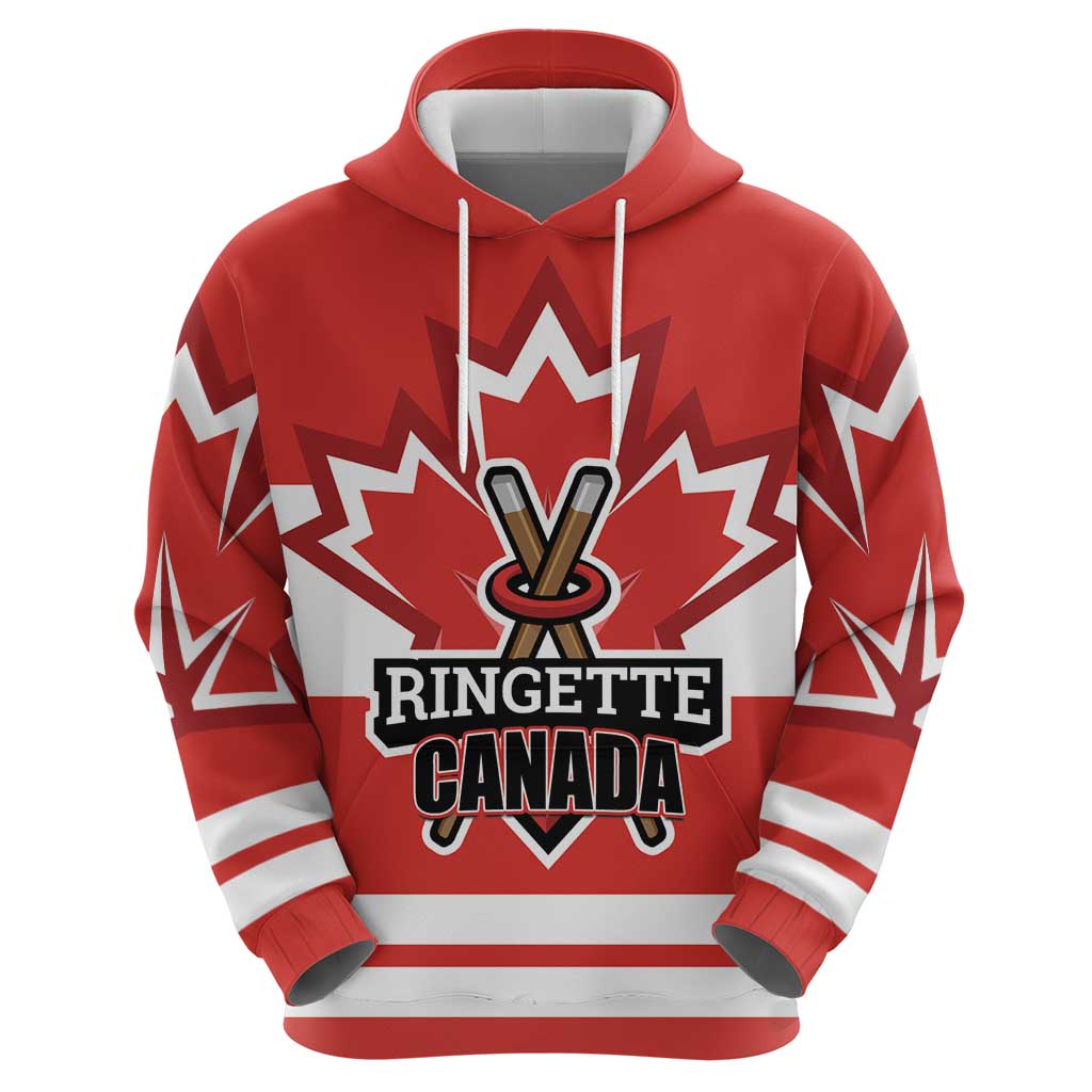 Custom Canada Ringuette Zip Hoodie Team Canada Dominates The Game