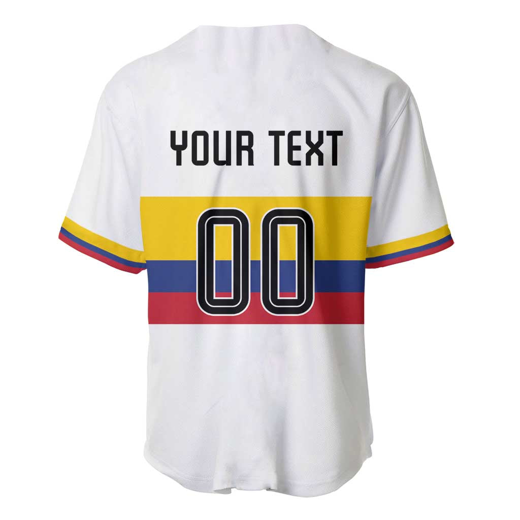 Custom Football 2024 Colombia 100th Anniversary Baseball Jersey Limited Edition
