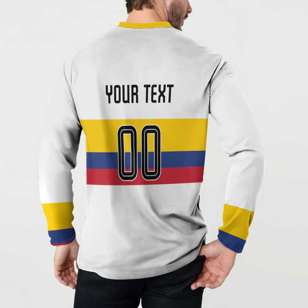 Custom Football 2024 Colombia 100th Anniversary Button Sweatshirt Limited Edition