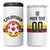 Custom Football 2024 Colombia 100th Anniversary 4 in 1 Can Cooler Tumbler Limited Edition