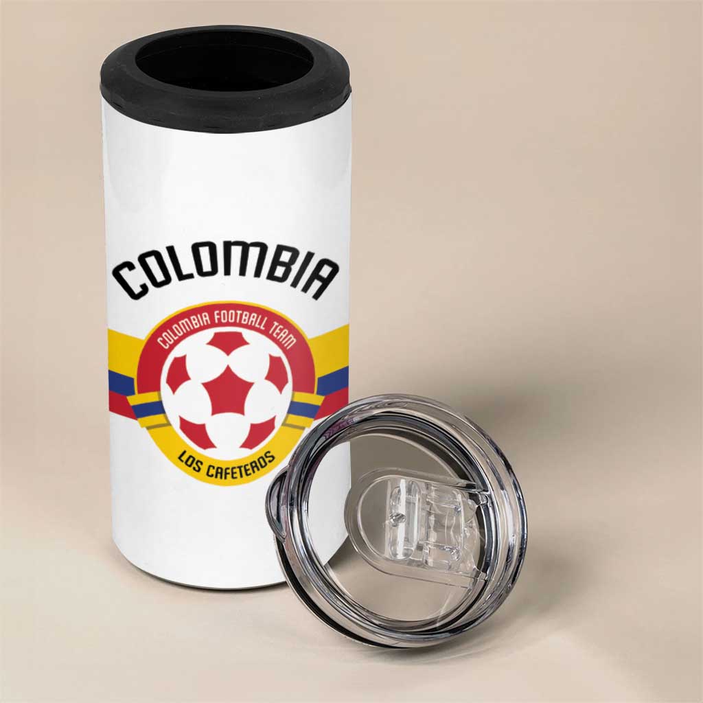 Custom Football 2024 Colombia 100th Anniversary 4 in 1 Can Cooler Tumbler Limited Edition