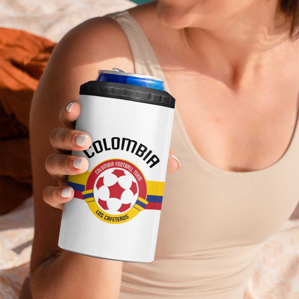 Custom Football 2024 Colombia 100th Anniversary 4 in 1 Can Cooler Tumbler Limited Edition