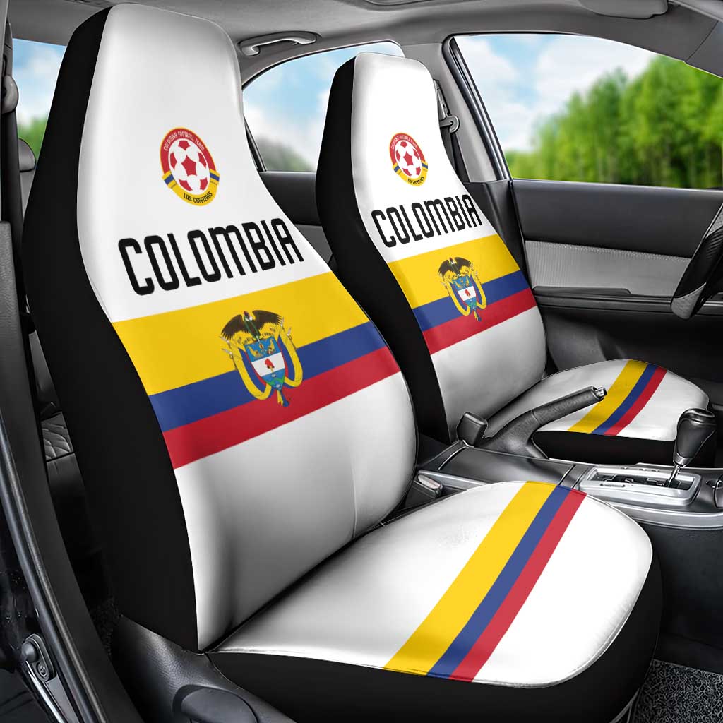 Football 2024 Colombia 100th Anniversary Car Seat Cover Limited Edition