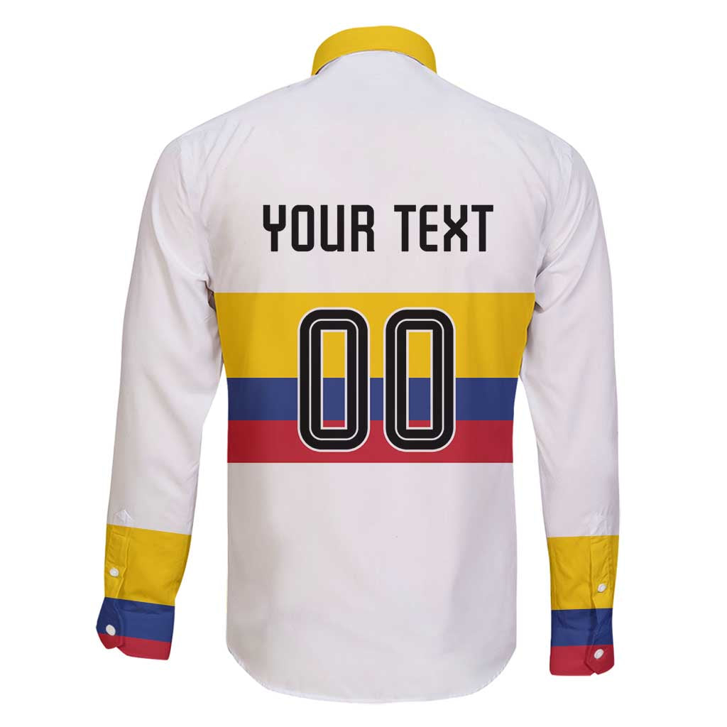 Custom Football 2024 Colombia 100th Anniversary Family Matching Long Sleeve Bodycon Dress and Hawaiian Shirt Limited Edition