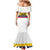 Custom Football 2024 Colombia 100th Anniversary Family Matching Mermaid Dress and Hawaiian Shirt Limited Edition