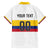 Custom Football 2024 Colombia 100th Anniversary Family Matching Off The Shoulder Long Sleeve Dress and Hawaiian Shirt Limited Edition