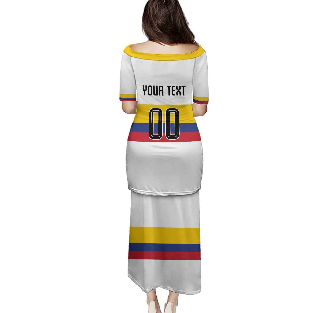 Custom Football 2024 Colombia 100th Anniversary Family Matching Puletasi and Hawaiian Shirt Limited Edition