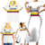 Custom Football 2024 Colombia 100th Anniversary Family Matching Short Sleeve Bodycon Dress and Hawaiian Shirt Limited Edition
