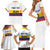 Custom Football 2024 Colombia 100th Anniversary Family Matching Short Sleeve Bodycon Dress and Hawaiian Shirt Limited Edition