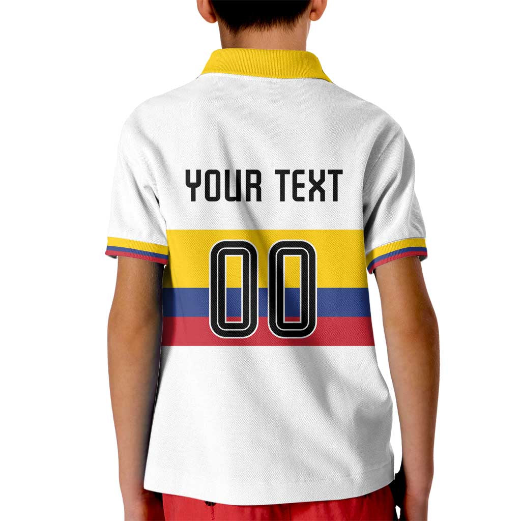 Custom Football 2024 Colombia 100th Anniversary Kid Polo Shirt Limited Edition
