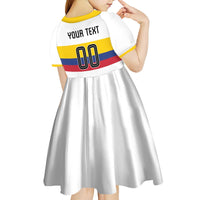 Custom Football 2024 Colombia 100th Anniversary Kid Short Sleeve Dress Limited Edition