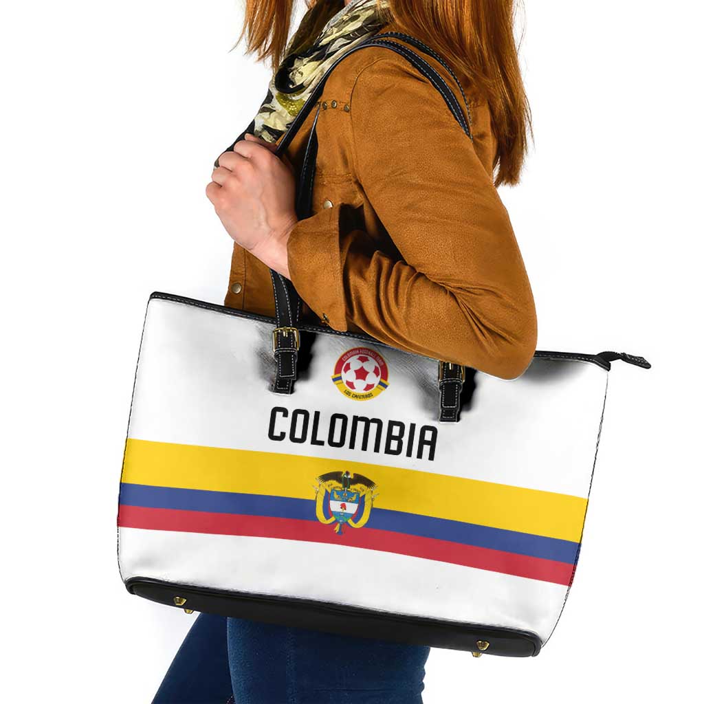 Football 2024 Colombia 100th Anniversary Leather Tote Bag Limited Edition