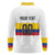 Custom Football 2024 Colombia 100th Anniversary Long Sleeve Polo Shirt Limited Edition